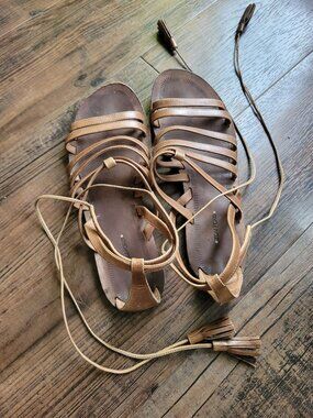 Tom Ford Leather Gladiator Sandals 39.5